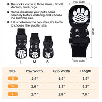 HKM-2694589 Dog Socks Booties - Anti-Slip Mute for Medium to Large Dogs