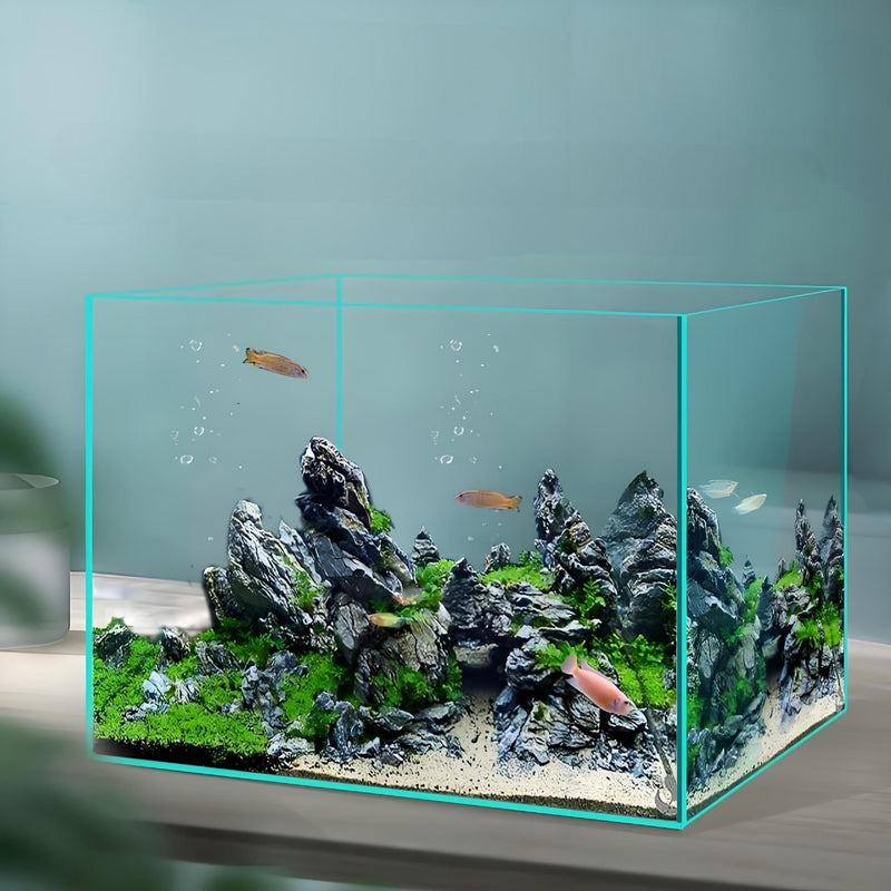 HKM-269523 Medium Glass Fish Tank for Home or Office Decor