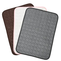 HKM-269523 Reversible Thermal Dog Bed in Brown, Dark Gray, and Pink, Available in Sizes S and L