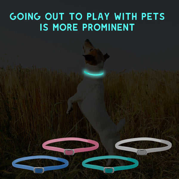 HKM-2695741 Luminous Insect Repellent Dog and Cat Collar, Multiple Colors Available, 48cm & 65cm Sizes