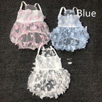 HKM-2696125 Breathable Anti-Shedding Satin Skirt for Dogs - Fashionable Minimalist Design in White, Blue, Pink