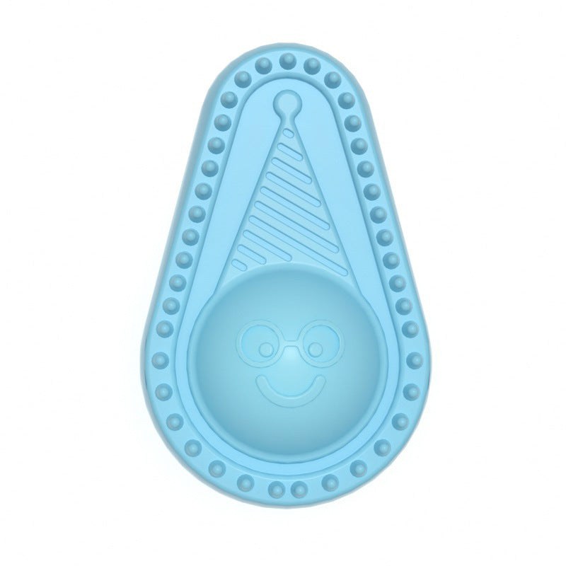 HKM-2696381 Molar TPR Teething Toy for Pets - Avocado, Gentleman Blue, Cherry Blossom Colors