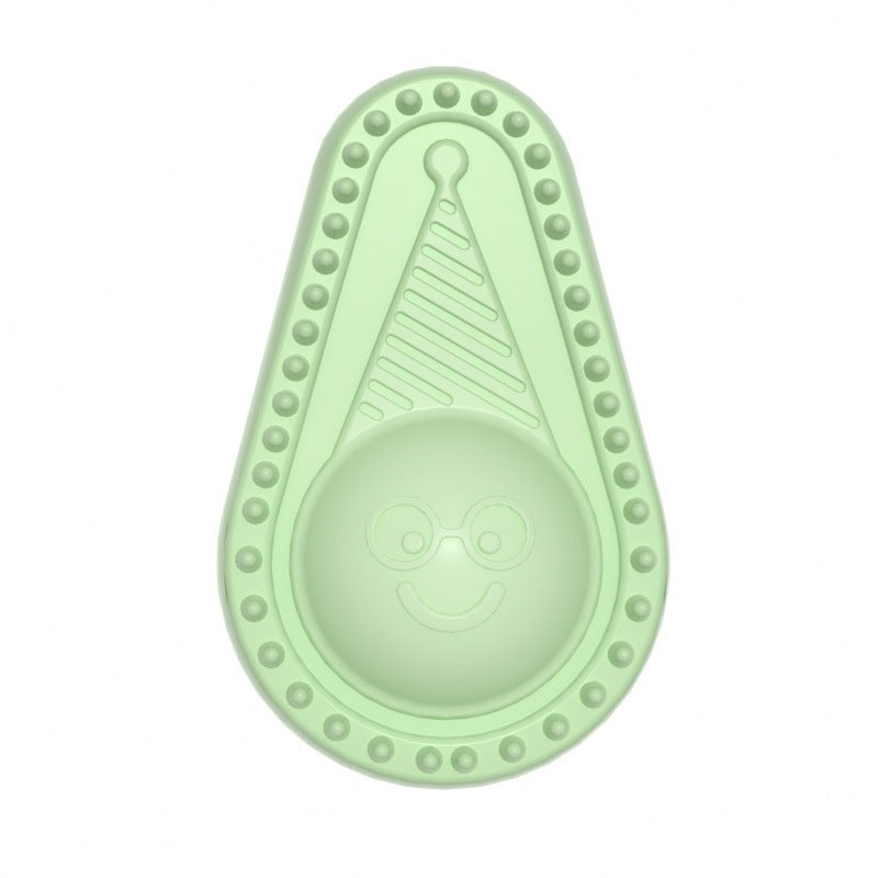 HKM-2696381 Molar TPR Teething Toy for Pets - Avocado, Gentleman Blue, Cherry Blossom Colors