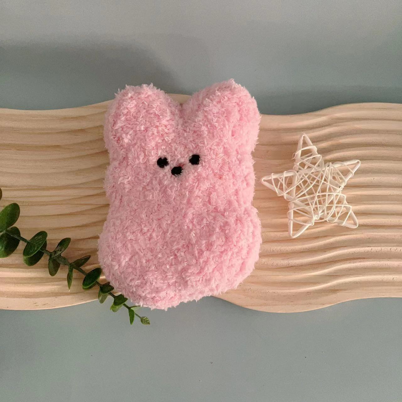 HKM-2697405 Easter Bunny Plush Doll Pet Toy for Dogs and Cats - 15cm Soft Plush in Various Colors
