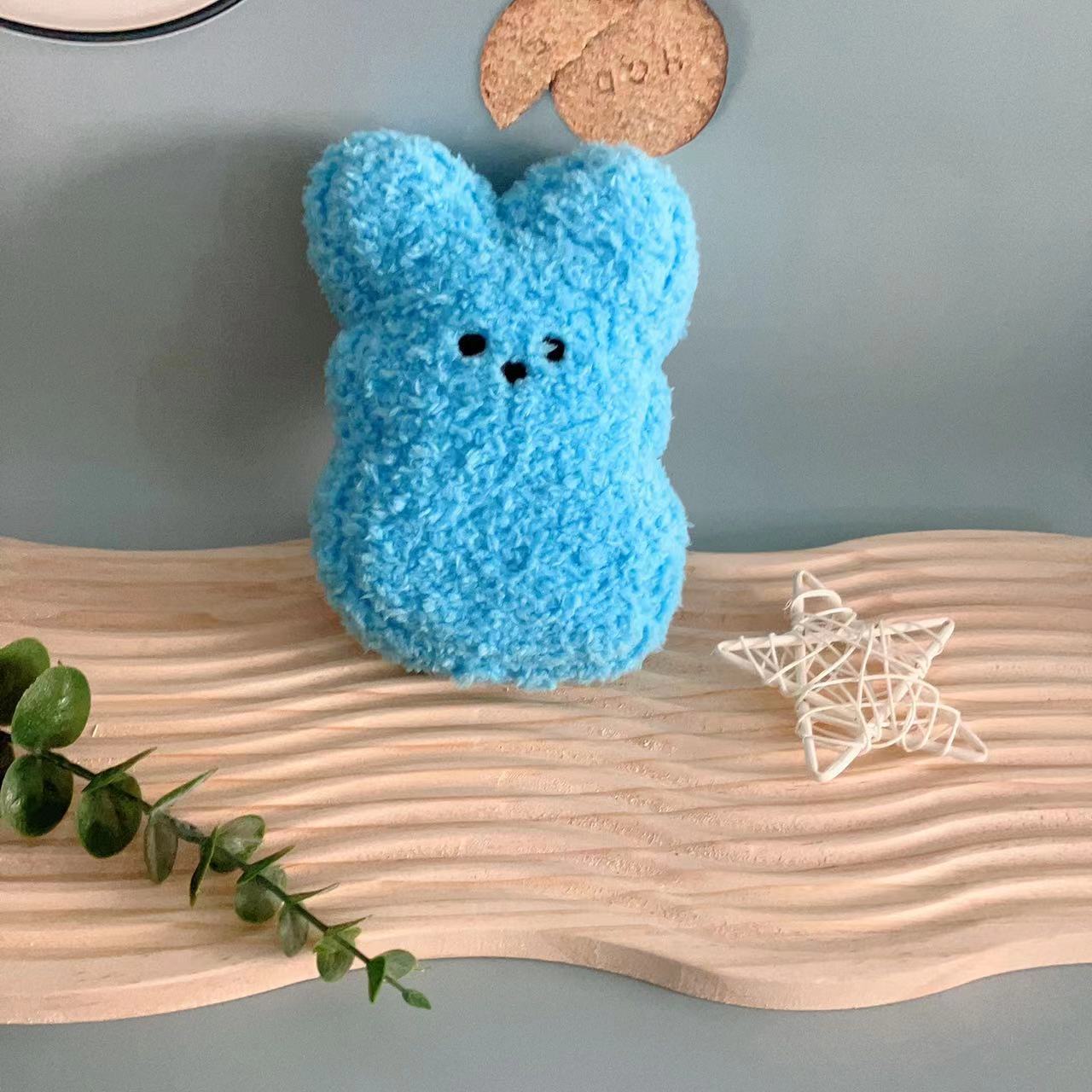 HKM-2697405 Easter Bunny Plush Doll Pet Toy for Dogs and Cats - 15cm Soft Plush in Various Colors