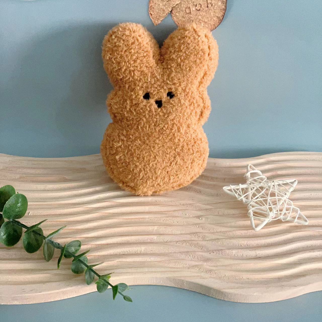 HKM-2697405 Easter Bunny Plush Doll Pet Toy for Dogs and Cats - 15cm Soft Plush in Various Colors