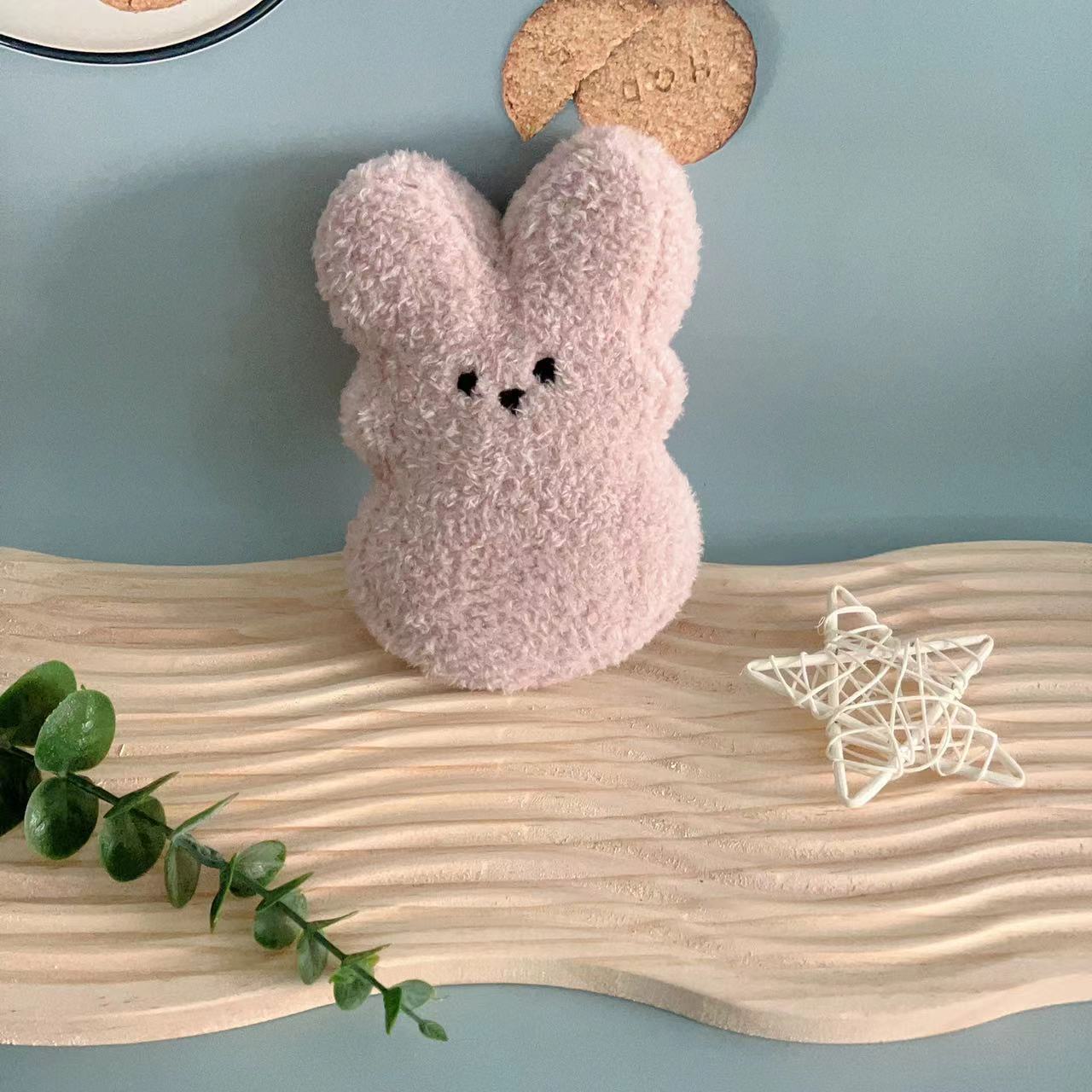 HKM-2697405 Easter Bunny Plush Doll Pet Toy for Dogs and Cats - 15cm Soft Plush in Various Colors