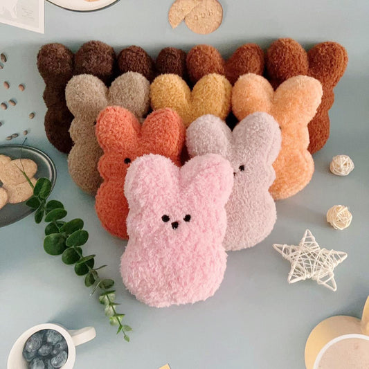 HKM-2697405 Easter Bunny Plush Doll Pet Toy for Dogs and Cats - 15cm Soft Plush in Various Colors