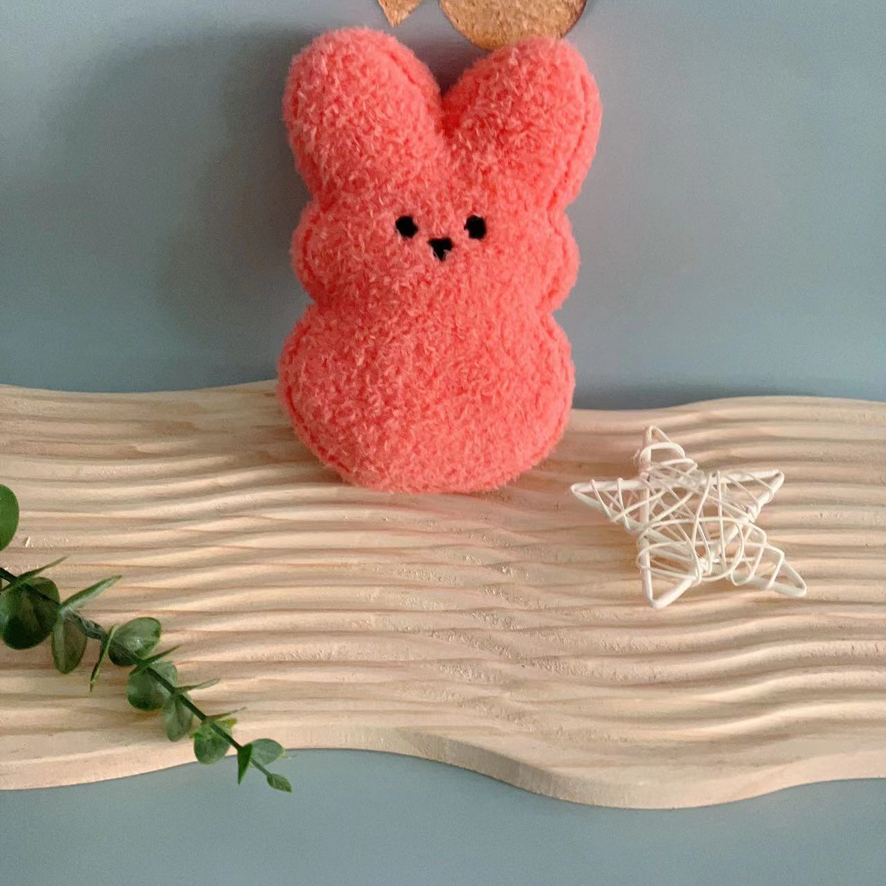 HKM-2697405 Easter Bunny Plush Doll Pet Toy for Dogs and Cats - 15cm Soft Plush in Various Colors