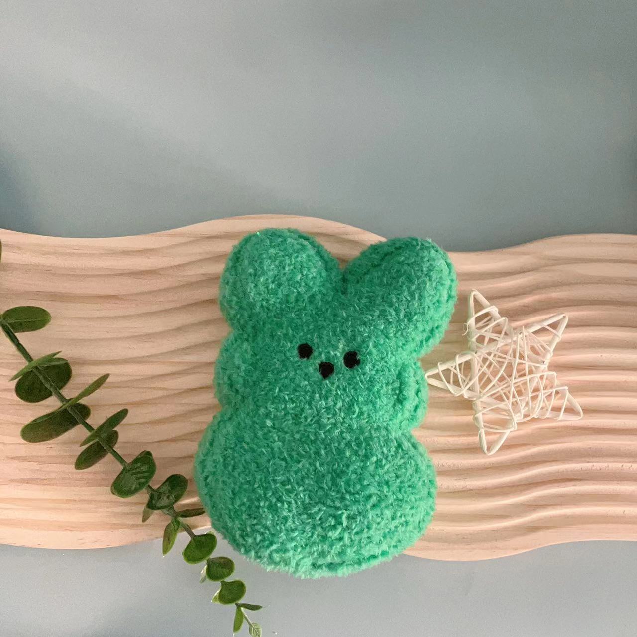 HKM-2697405 Easter Bunny Plush Doll Pet Toy for Dogs and Cats - 15cm Soft Plush in Various Colors