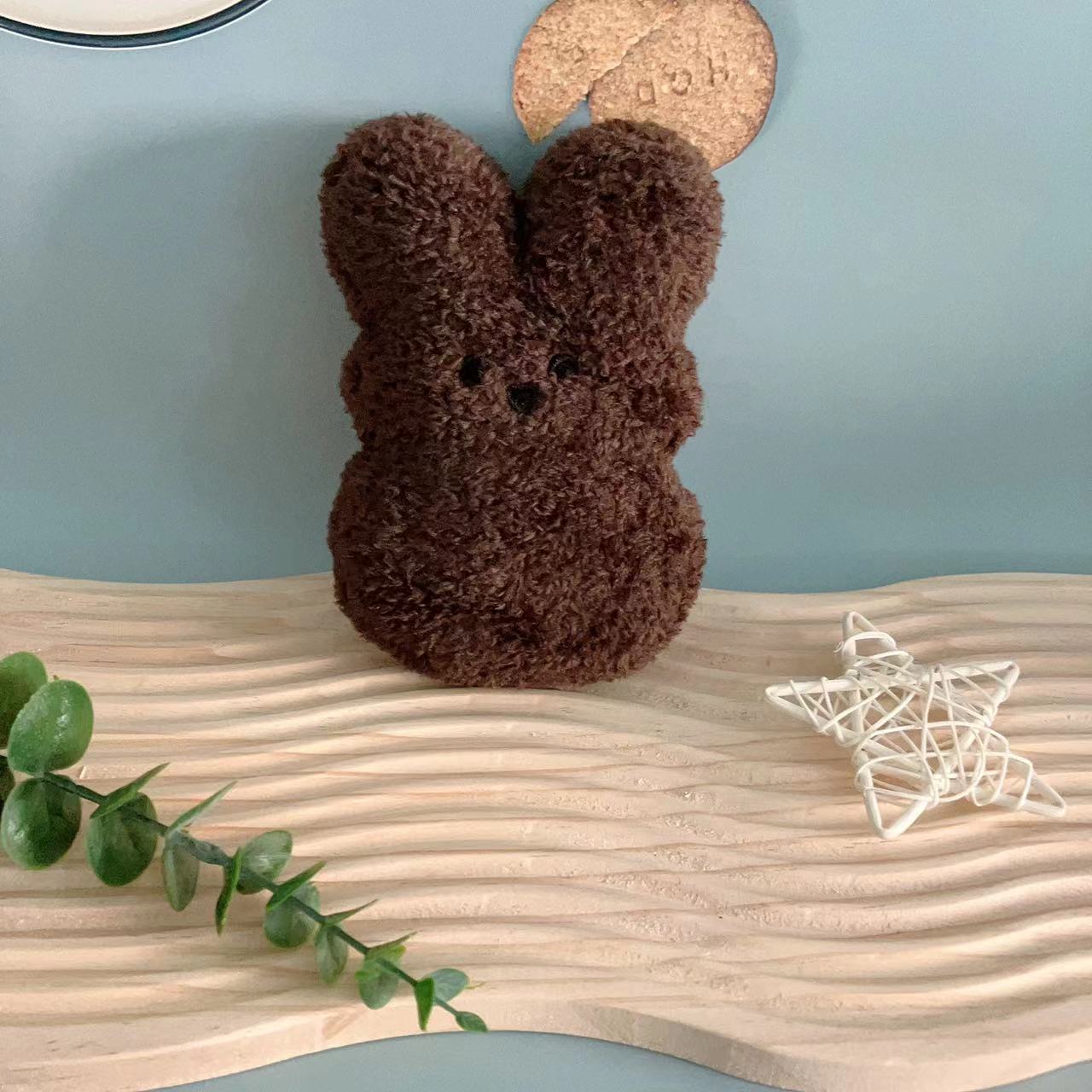 HKM-2697405 Easter Bunny Plush Doll Pet Toy for Dogs and Cats - 15cm Soft Plush in Various Colors