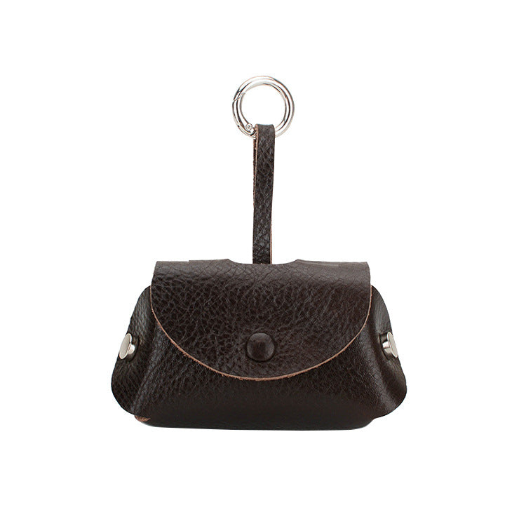 HKM-2697533 Rust Brown, Green Sink, and Orange Brown Puppy Collar and Traction Rope Set with Poop Picking Bags