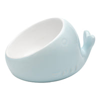 HKM-2697917 Oblique Mouth Ceramic Cat Bowl with Non-Slip Base - Ideal for Flat-Faced Cats