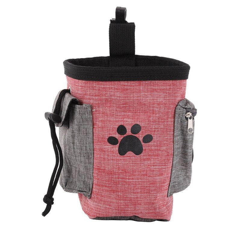 HKM-2699965 Durable Pet Treat Belt Bag for Dogs - Oxford Fabric, All Seasons, 17x13cm