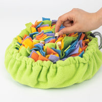 HKM-2700989 Interactive Pet Snuffle Mat for Dogs and Cats - Encourages Natural Foraging Skills and Reduces Boredom - Travel and Indoor/Outdoor Use