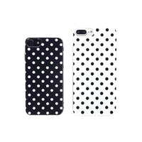 HKM-270099 Polka Dot TPU Protective Phone Case for iPhone Models - Multiple Color Options Available