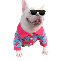HKM-2701501 Trendy Wool Dog Sweater for Cats and Dogs - Glitter Design, Multiple Sizes Available