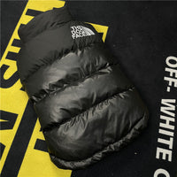 HKM-2701885 Cozy Black Down Jacket Sleeveless Vest for Puppies - Casual Pet Clothing