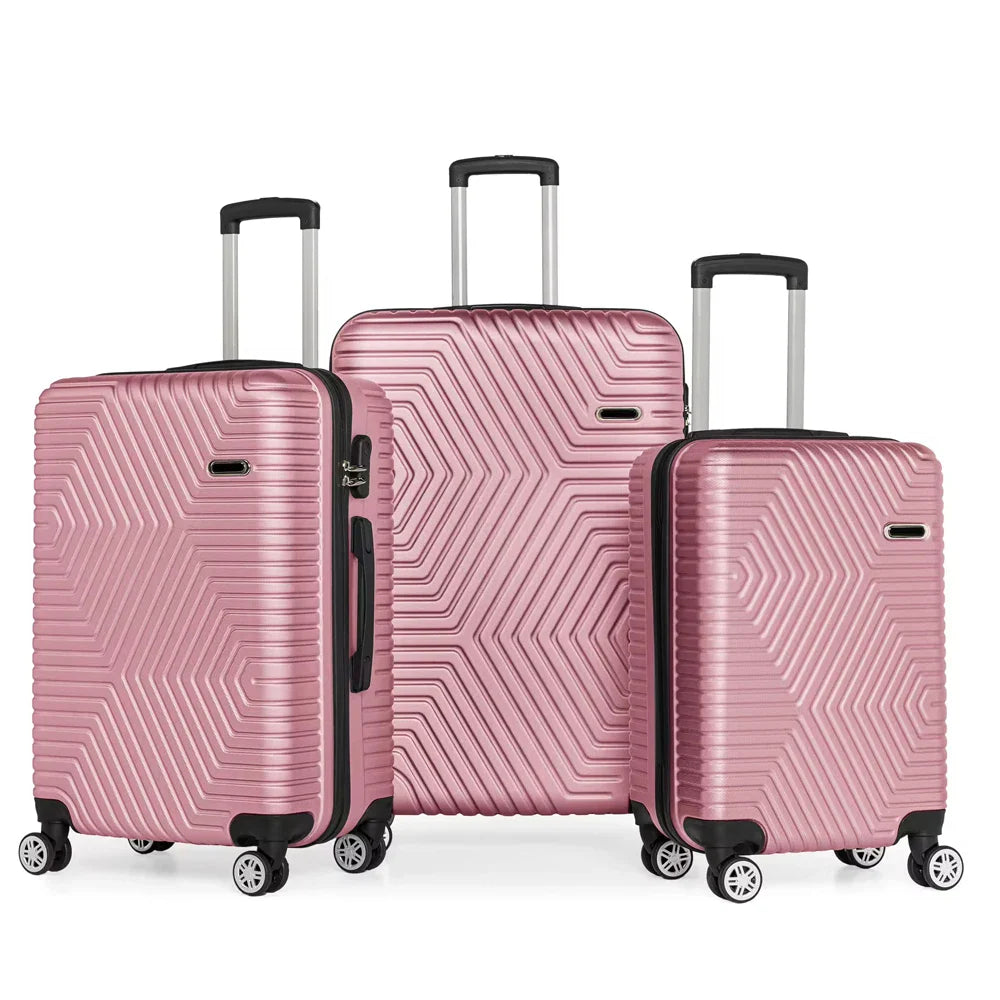 HKM-270227 Lightweight 28 Inch Spinner Luggage Set with 4 Wheels for Effortless Travel