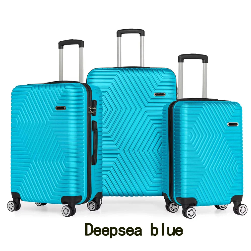 HKM-270227 Lightweight 28 Inch Spinner Luggage Set with 4 Wheels for Effortless Travel