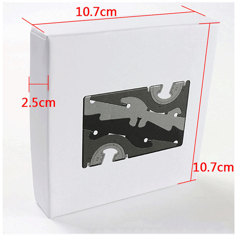 HKM-270227 Universal Lazy Bracket Mobile Phone Holder - Black Plastic Desktop Accessory