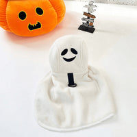 HKM-2703165 Adorable Pet Halloween Cloak for Cats and Dogs - Pumpkin, Ghost, and Bat Designs - Available in Multiple Sizes