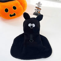 HKM-2703165 Adorable Pet Halloween Cloak for Cats and Dogs - Pumpkin, Ghost, and Bat Designs - Available in Multiple Sizes