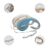 HKM-2703293 Automatic Retractable Leash for Dogs ¨C 3M Telescopic, Durable ABS Handle, Non-Slip Rubber Grip