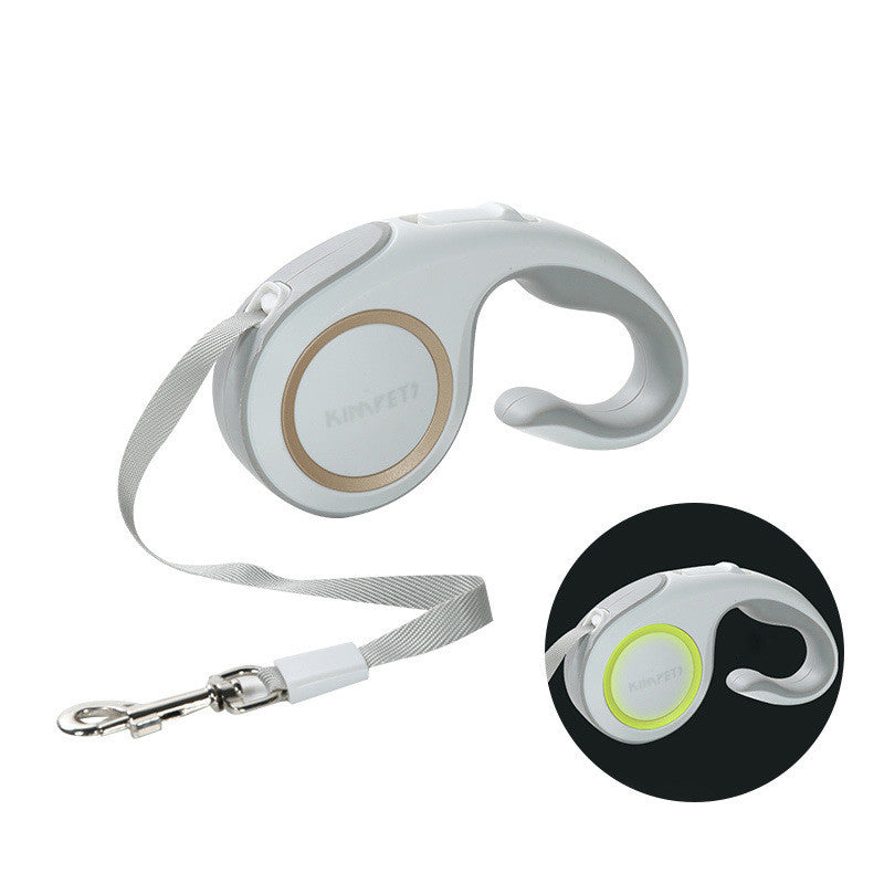 HKM-2703293 Automatic Retractable Leash for Dogs ¨C 3M Telescopic, Durable ABS Handle, Non-Slip Rubber Grip
