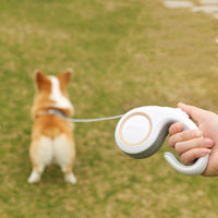 HKM-2703293 Automatic Retractable Leash for Dogs ¨C 3M Telescopic, Durable ABS Handle, Non-Slip Rubber Grip