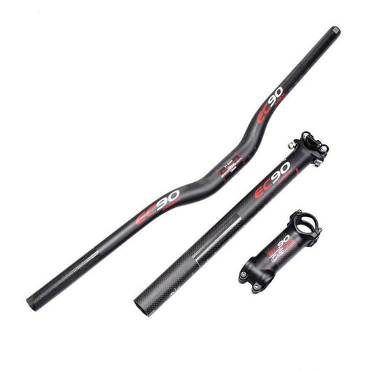 HKM-270355 Lightweight Carbon Fiber Straight Handle for Mountain Bikes