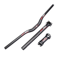 HKM-270355 Lightweight Carbon Fiber Straight Handle for Mountain Bikes