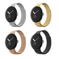 HKM-270355 Waterproof and Sweatproof Magnetic Milanese Wrist Strap in Multiple Colors