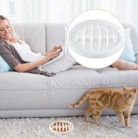 HKM-2703677 Fishbone Slow Feeder Bowl for Cats and Dogs ¨C Anti-Gulping Interactive Pet Dish