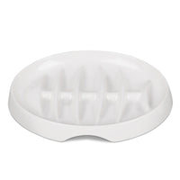 HKM-2703677 Fishbone Slow Feeder Bowl for Cats and Dogs ¨C Anti-Gulping Interactive Pet Dish