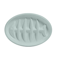 HKM-2703677 Fishbone Slow Feeder Bowl for Cats and Dogs ¨C Anti-Gulping Interactive Pet Dish