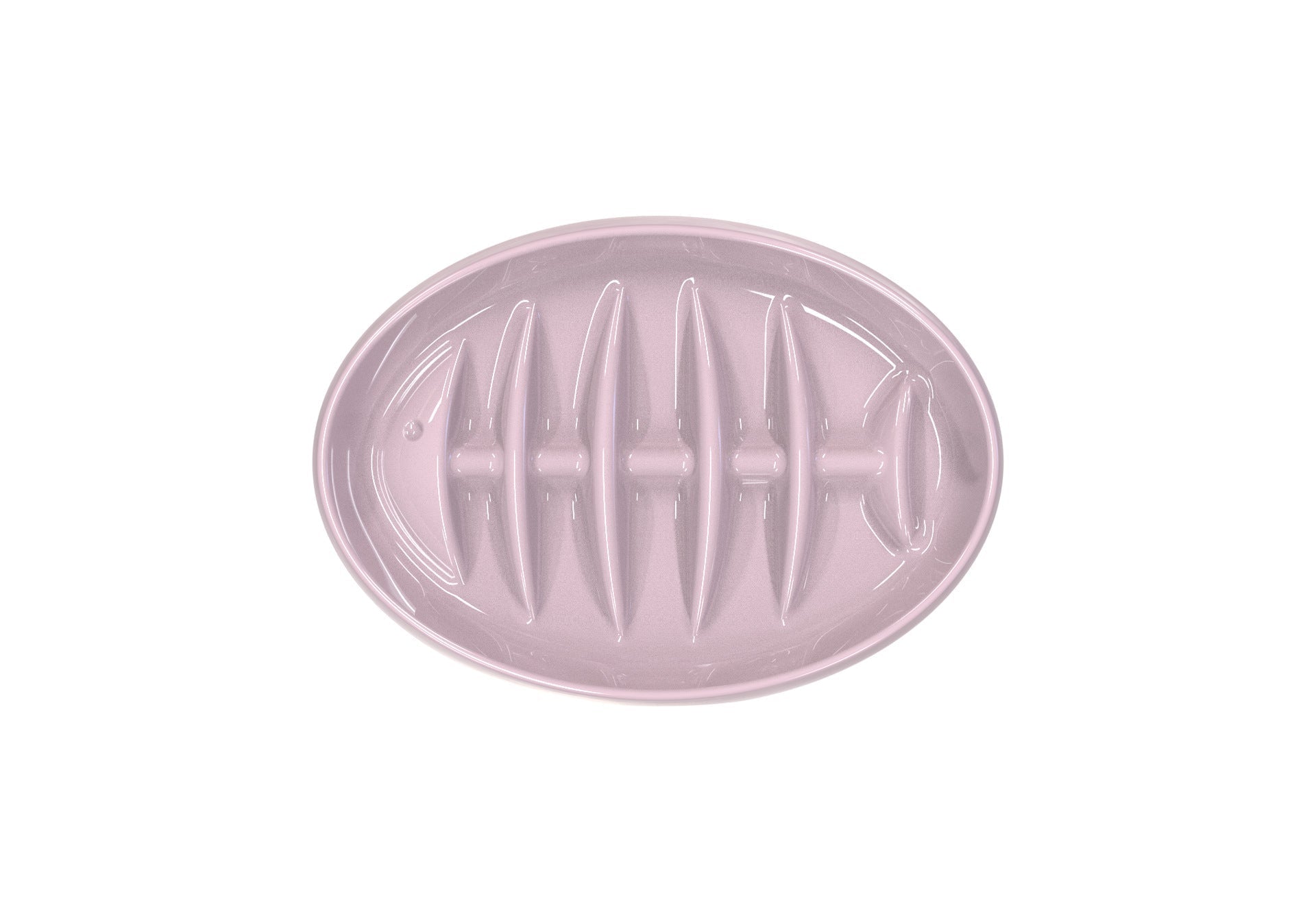 HKM-2703677 Fishbone Slow Feeder Bowl for Cats and Dogs ¨C Anti-Gulping Interactive Pet Dish