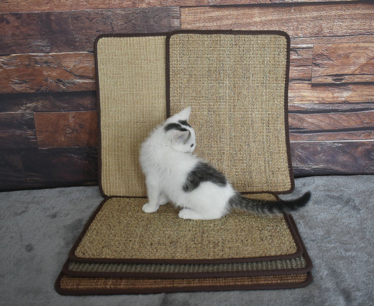 HKM-2705341 Sisal Cat Scratch Pad - Durable Anti-Scratch Furniture Protector in Random Colors