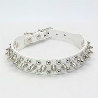 HKM-2705469 Rivet Adjustable PU Pet Collar - Multiple Sizes for Comfort and Fit