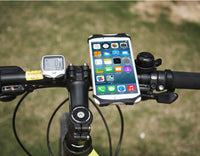 HKM-270547 Universal Bicycle Phone Holder with Adjustable Silicone Grip for Safe Navigation