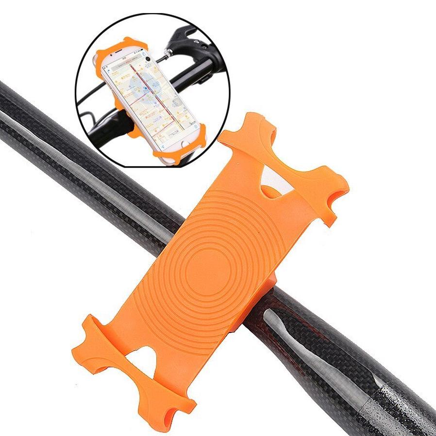 HKM-270547 Universal Bicycle Phone Holder with Adjustable Silicone Grip for Safe Navigation