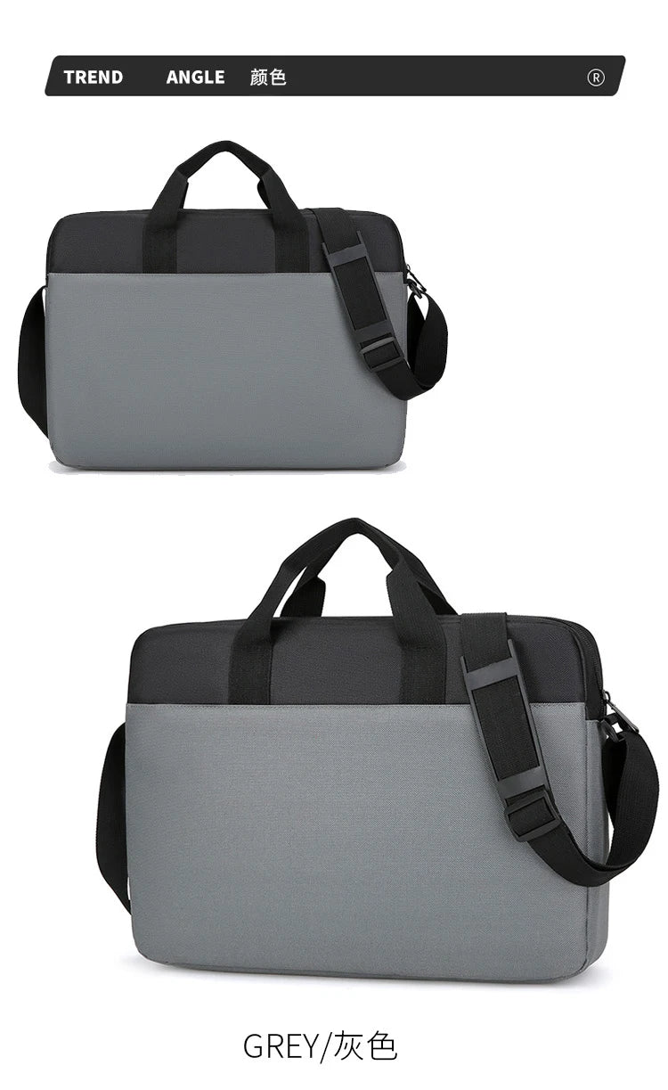 HKM-270547 Waterproof Oxford Single Shoulder Laptop Bag for Travel and Daily Use