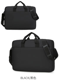 HKM-270547 Waterproof Oxford Single Shoulder Laptop Bag for Travel and Daily Use