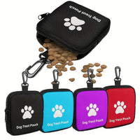 HKM-2705725 Portable Oxford Pet Snack Pack with Zipper Closure - Available in Red, Black, Purple, and Blue