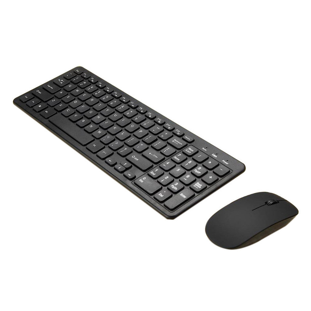 HKM-270675 Wireless Keyboard and Mouse Set with Adjustable DPI and Ergonomic Design, Silent Operation, Chocolate Keycaps