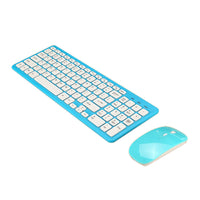 HKM-270675 Wireless Keyboard and Mouse Set with Adjustable DPI and Ergonomic Design, Silent Operation, Chocolate Keycaps
