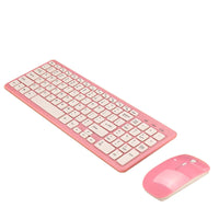 HKM-270675 Wireless Keyboard and Mouse Set with Adjustable DPI and Ergonomic Design, Silent Operation, Chocolate Keycaps