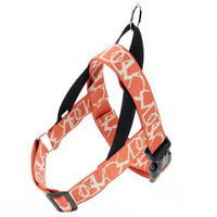 HKM-2708541 Adjustable Nylon Vest-style Collar and Chest Strap Set for Small to Medium Dogs