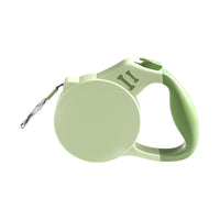 HKM-2709053 Retractable Handheld Pet Leash for Small and Medium-Sized Dogs, ABS Material, Green and Yellow