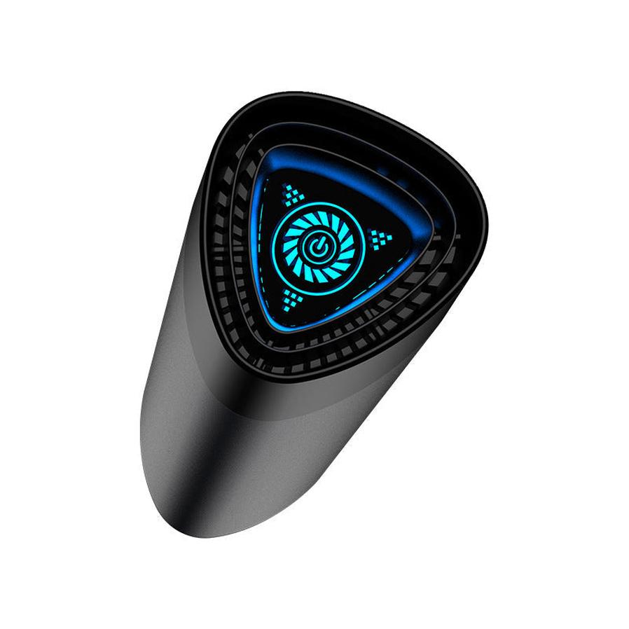HKM-270931 Car Air Purifier with Aluminum Alloy and ABS Construction, Anion Concentration Above 400, Compact Design for Vehicles up to 20㎡